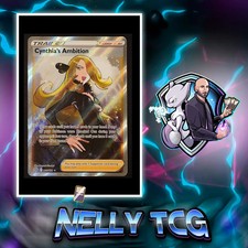 2022 Pokemon Brilliant Stars - Cynthia's Ambition (Full Art) #169/172 - NM