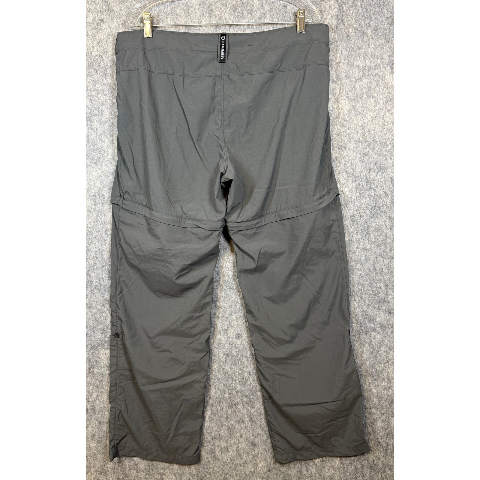 ALTRA Pantaloni Merrell donna Opti Wick convertibili grigi escursionismo outdoor taglia 16 UPF 50