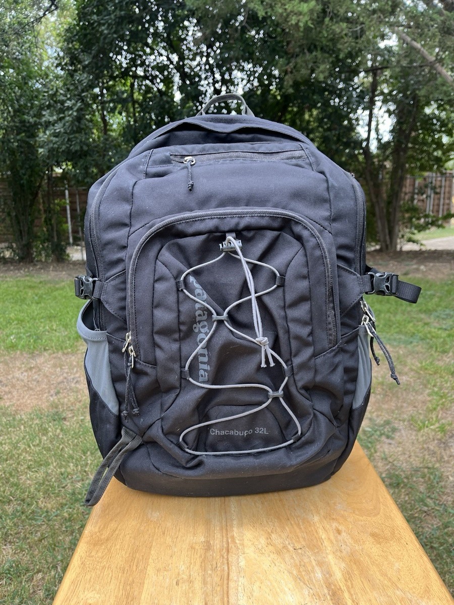 PATAGONIA Chacabuco 32L Backpack BLACK Waterproof Nylon Hiking