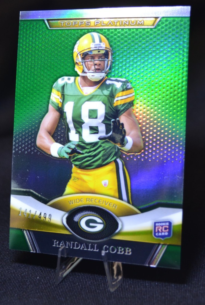 Randall Cobb Topps Platinum #11 Green Refractor