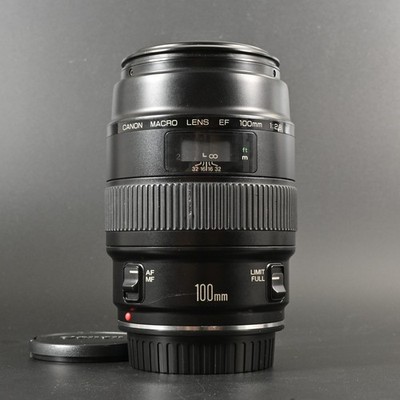 Canon EF 100mm F/2.8 Macro 1:1 Lens Full Frame Serviced & Tested Japan #148