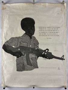 BLACK PANTHER PARTY Political Poster 1967 BPP Emory Douglas CHE GUEVARA