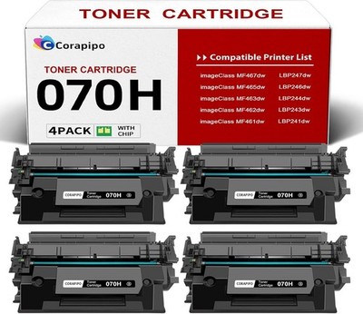 070H Toner Cartridge for Canon CRG-070H imageClass LBP246dw MF465dw MF462dw