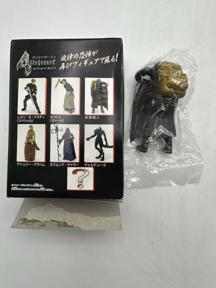 Mini boneco Resident Evil 4 Biohazard Agatsuma Merchant raro Biohazard 1 2 3  - Imagem 3 de 4