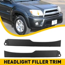 Front Bumper Headlight Filler Trim Panel LH &RH Set For 2006-2009 Toyota 4Runner