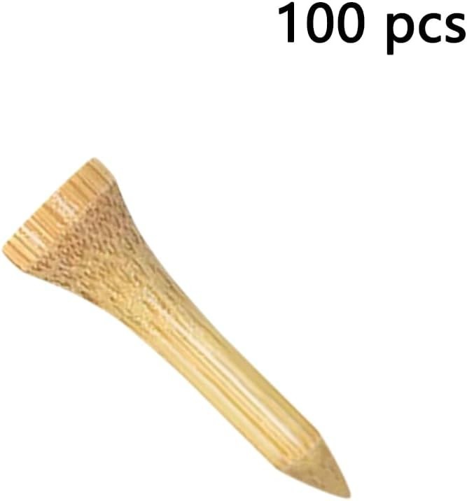 Wooden Golf Tees 1-1/2 inch 100 Count, 1.5" Short Golf Wood Bamboo Tee...