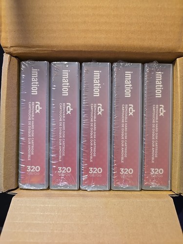320GB RDX PowerVault RD1000 QuikStor Removable Storage Disk Data/JUA1887 - 第 1/3 張圖片