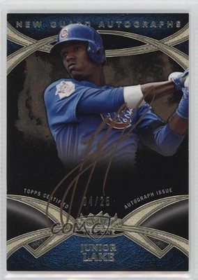 2014 Topps Tier One New Guard Copper Ink 4/25 Junior Lake #NGA-JLA Auto lz7