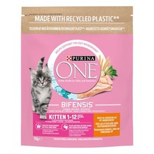 PURINA ONE Chicken & Whole Grains Easy Digest Kitten Dry Cat Food *2 x 750g*PACK 22.60 per kilo