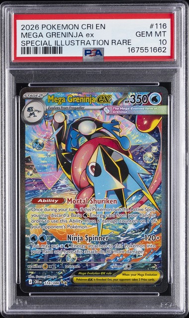Mega Greninja ex #116 (Chaos Rising)