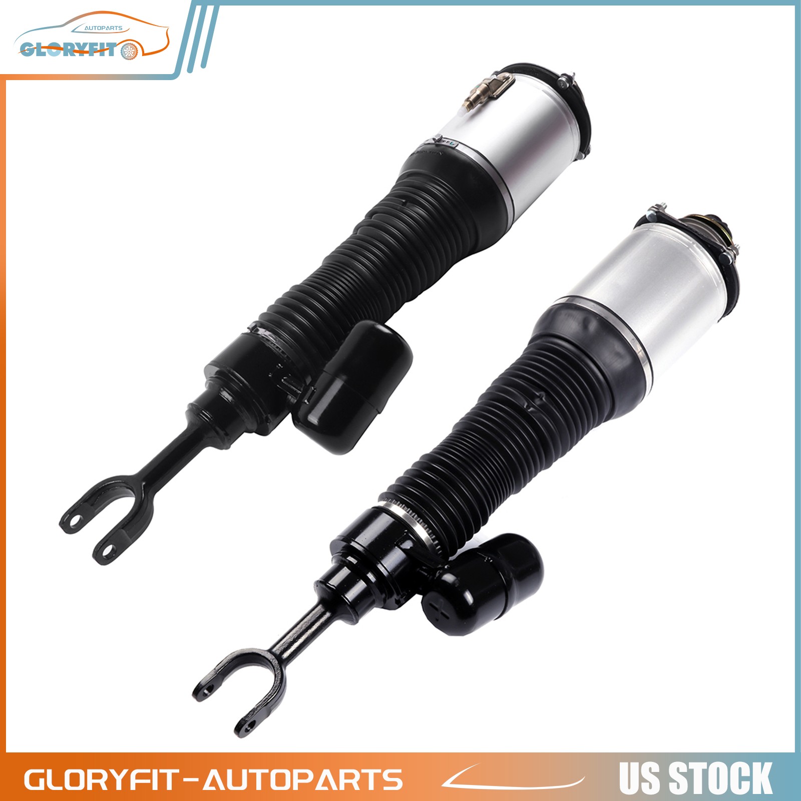 Front Pair Air Suspension Shock Strut For Bentley Continental GT GTC Flying Spur