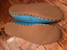 Sabah Bright Turquoise Blue Women’s Size W39 Slip On Loafer Made In Turkey New — photo 5