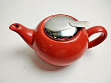 Rust Diffuser 2 Cup Tea Pot Ceramic with Flip Lid by Certified International