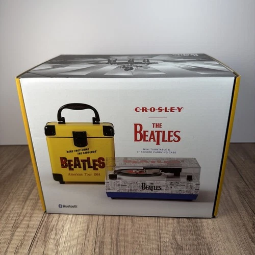 The Beatles Record Store Day 2024 RSD Mini Turntable + 3" Vinyl Singles Bundle