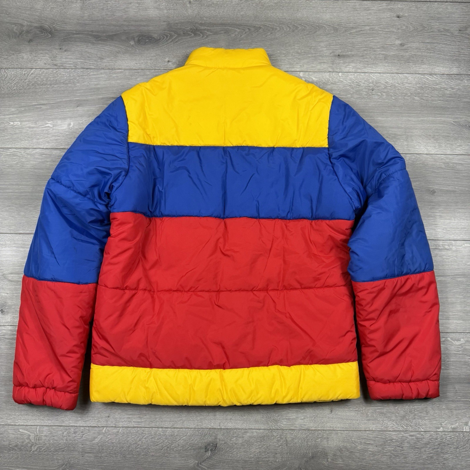 Moncler 1980s Vintage Early Grenoble Colour-Block Down Ski Jacket - Size Large thumbnail 8