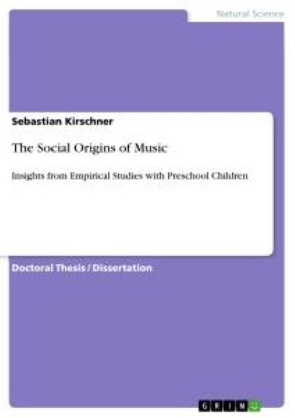The Social Origins Of Music Sebastian Kirschner-image