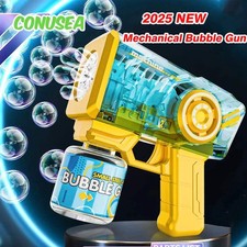 Electric Bubble Gun for Kids   Automatic Bubble Machine Blower with LED Lights,
