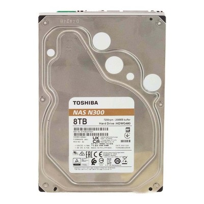 Toshiba NAS N300 Desktop Internal HDD 8TB 7.2K 256MB SATA III 3.5