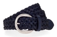 Tamaris Leather Belt W85 GüRtel Marine Dunkelblau Neu