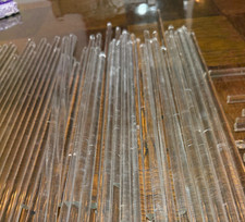 Clear Glass Rods, COE 33, 1.07 lb