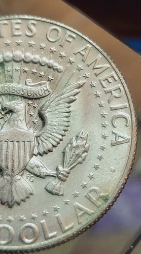 1969 D Kennedy Half Dollar 40% Silver Doubled Die Obverse - Picture 4 of 9