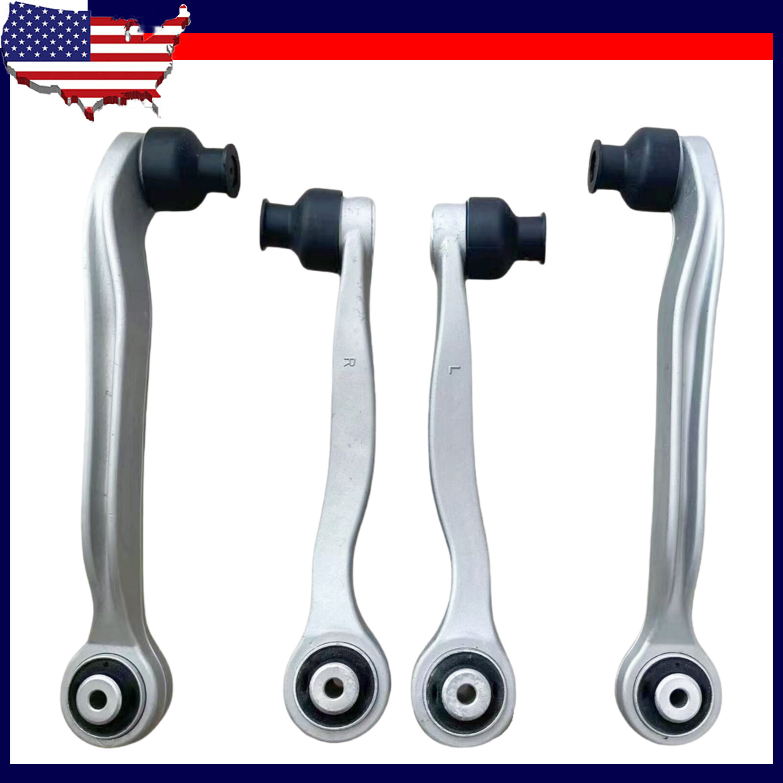 4 Pcs Upper Control Arms for Bentley Continental Gt Gtc & Flying Spur 2004-2018