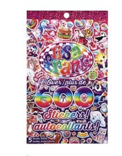 LISA FRANK Sticker Book Over 600 Stickers 90  s Kids Retro Unicorns Puppies, NEW