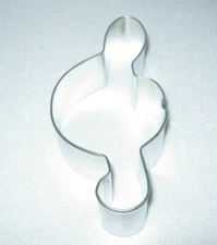 R & M int'l Corp  - Metal Cookie Cutter - Clef Note - Medium Size