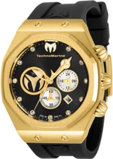 Technomarine Reef Sun Men's 45mm Gold Crystal Chronograph Watch TM-520022