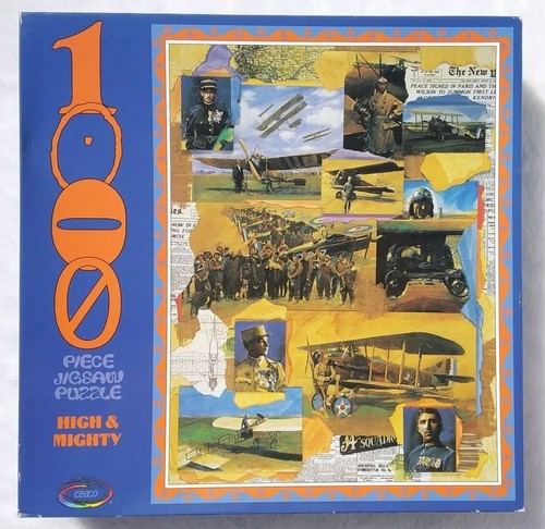 Historical Aviation Airplanes Pilots 1000 Piece Puzzle 20" x 27"