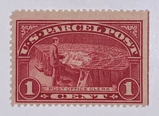 TRAVELSTAMPS: 1913 US SCOTT #Q1 ,1c PARCEL POST OFFICE CLERK MNH MINT OG