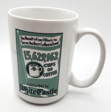 White Castle Satisfying Customer Cravings White Coffee Mug  2000
