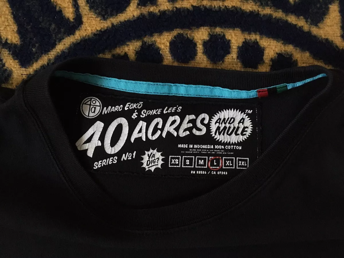 40 ACRES AND A MULE MARC ECKO SPIKE LEE NYC CLOCKERS Tshirt Mens Large RARE READ