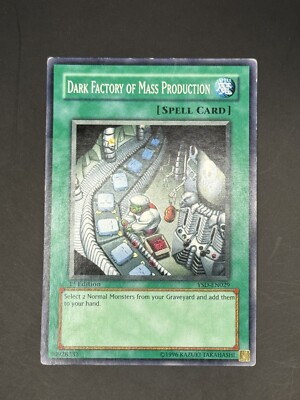 Dark Factory Of Mass Production | YSD-EN029 | Yu-Gi-Oh Card | eBay Dark Factory Of Mass Production | YSD-EN029 | Yu-Gi-Oh Card | eBay