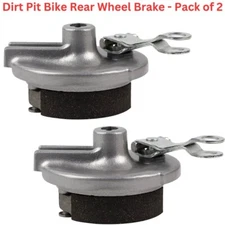 RedCap's 10'' Dirt Pit Bike Rear Wheel Drum Brake Enhanced Safety - 1 Pair
