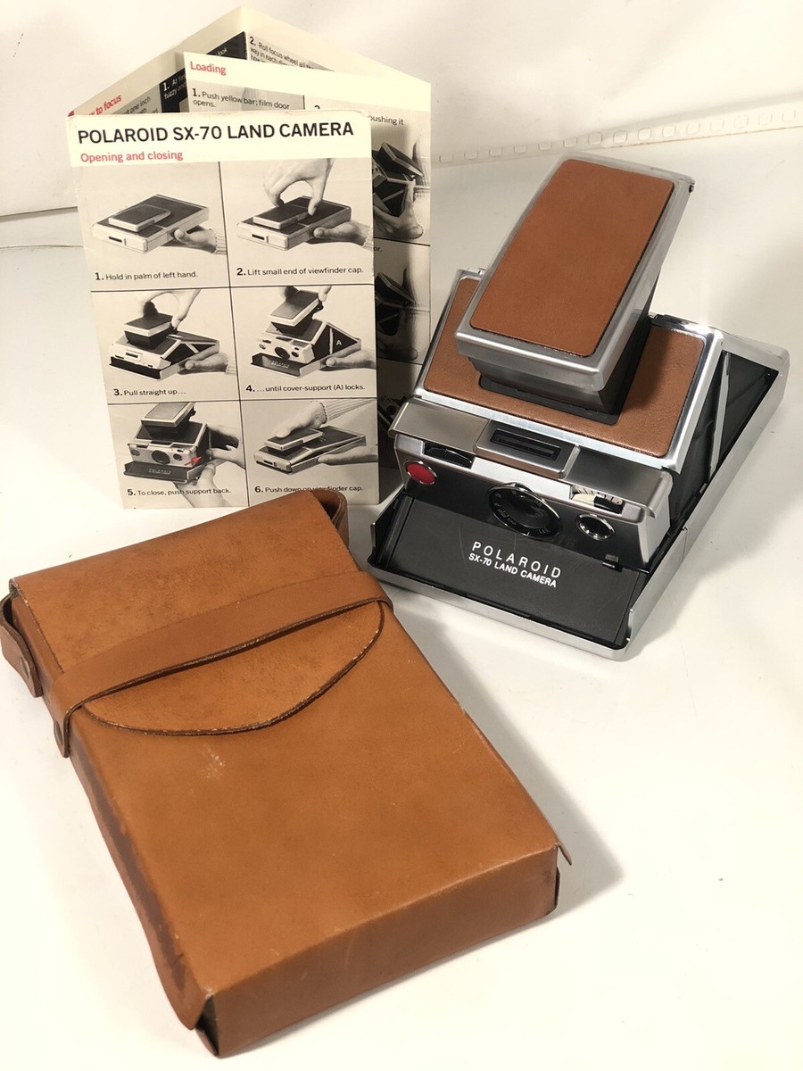 Vintage SX-70 Polaroid Land Camera With Leather Case | eBay