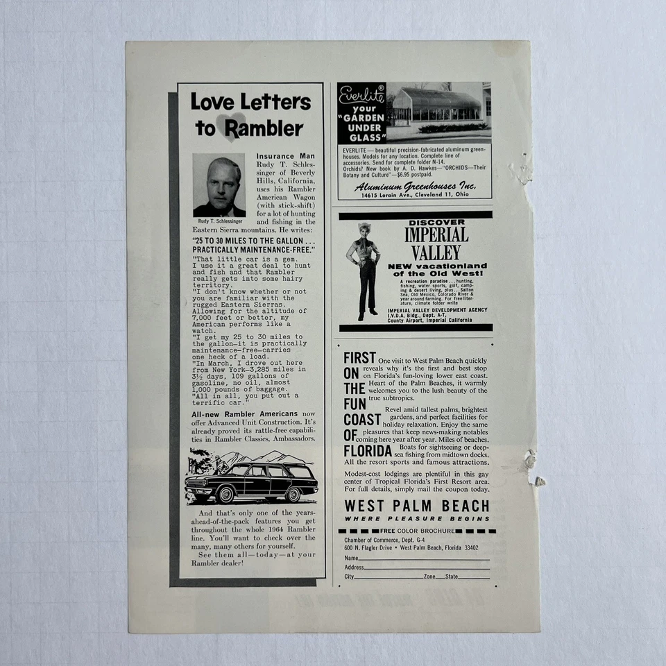 Винтажная реклама Delta 88 Royale Oldsmobile синяя классическая киносцена - Изображение 3 из 3