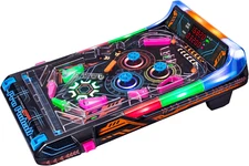 Electronic Arcade Pro Pinball - Light & Sound Tabletop Game, Dual LED Scoreboard