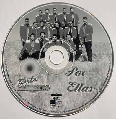 Banda Lagunera: Por Ellas CD (1999, WEA, Metro Casa Musical) DISC ONLY! MZ