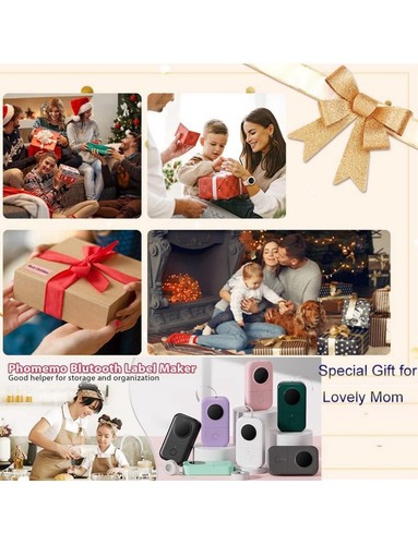 Phomemo D30 Label Maker Machine with Tape, Mini Bluetooth Label Maker, Wireless - 第 2/6 張圖片