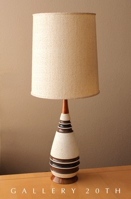 danish teak lamp