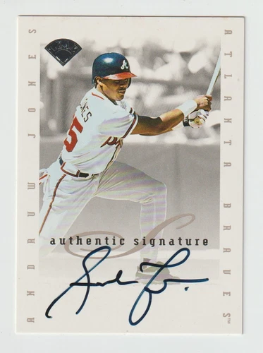 Andruw Jones - 1996 Leaf Signature Series Update - Autographed - Signed - Braves