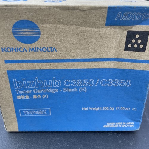 Konica Minolta TNP48 Black Toner for Bizhub C3350 C3850 - 第 1/5 張圖片