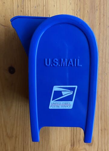 2003 USPS Post Office Mailbox 4.5" Replica Plastic Coin Bank Happy Independence - Picture 9 of 12