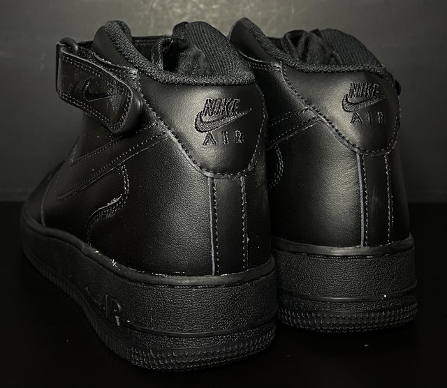 black air forces size 10.5