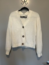 Cream Button Up Cardigan