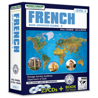 FSI: Basic French Advanced B (23 CDs/Book) by Foreign Service Institute 