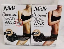 2- Nad's Charcoal Bead Wax - Deeply Cleanses The Skin & Helps Remove Toxins 