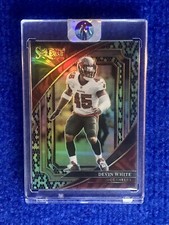 2022 Select Green Black Snakeskin Prizm /2 Suite Level Devin White Buccaneers SP