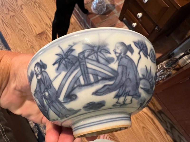 Fabulous Original Ming Period and Wanli Mark Porcelain Bowl (1563-1620)
